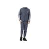 Adidas Logo Print Zip-Up Track Jacket Men Outerwear Legend-Blue IK7324