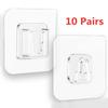 Multi-Purpose Hooks Cable Organizer Double-Sided Adhesive Wall Hooks Waterproof Towel Hooks Stickers Kitchen Bath Door Hooks