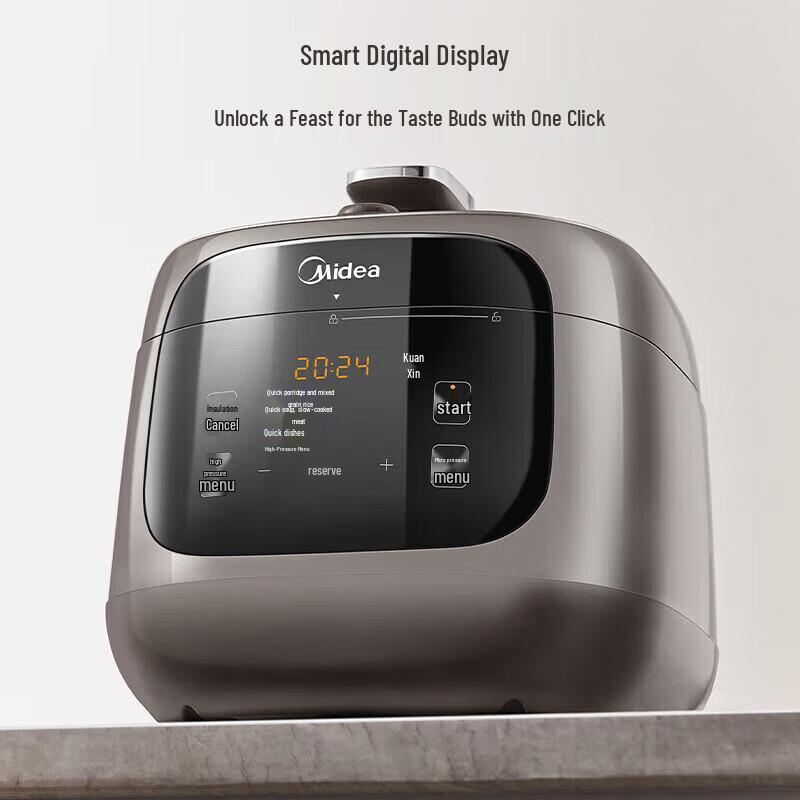 Midea Smart Electric Pressure Cooker CN plug (adapter included)