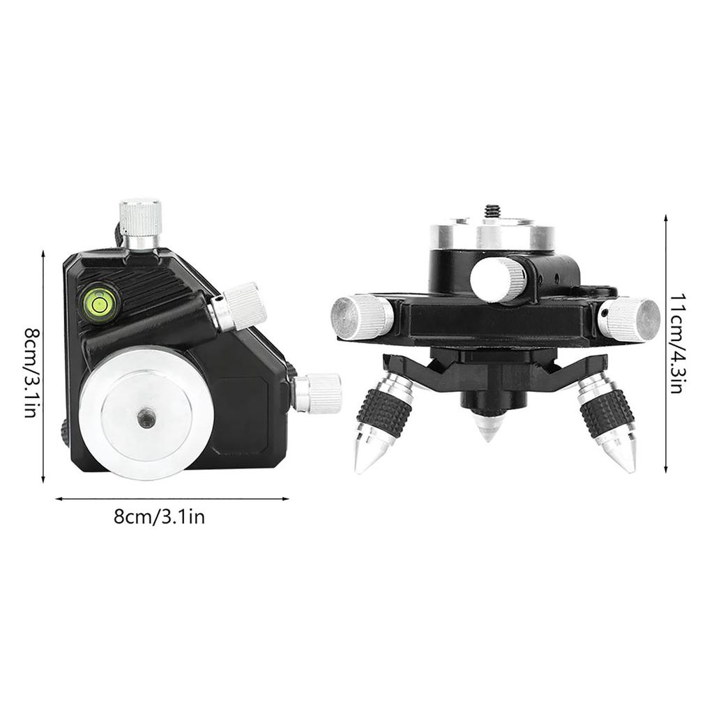 360 Degree Standard Aluminum Alloy Tripod Stand Bracket with 1 4 Thread for Laser Level