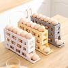 Automatischer Roll-Down-Ei-Spender, frische Ablage, Organizer, Eierbehälter für