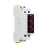 3 Phase Din Rail Voltmeter Ammeter, Digital Energy Meter with 3 Sensors,AC80‑500V 1‑100A Current Power Meter