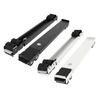 2Pcs Universals Washing Machine Rack Home Furniture Moving Roller Adjustable Length Base with Wheel Washer Dryer Stand