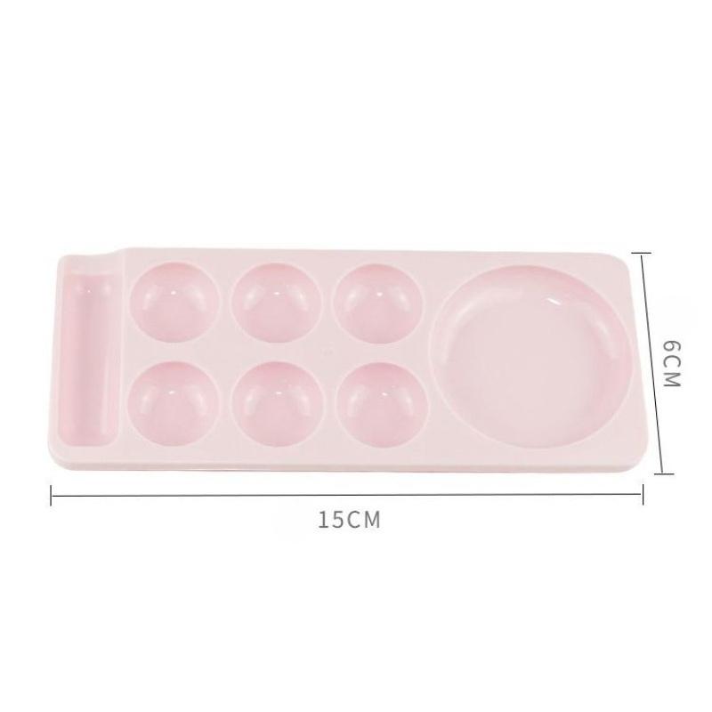 1 Stück Nail Art Palette, Künstliche Nagelspitzen, Farbmischen, Zeichnen, Palette, Gelpolitur, Display, Regal, Maniküre-Werkzeug, Nagel-Dekoration, Aufbewahrung