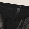 Varsbaby Schwarzer halbtransparenter sexy dünner Herren-Slip