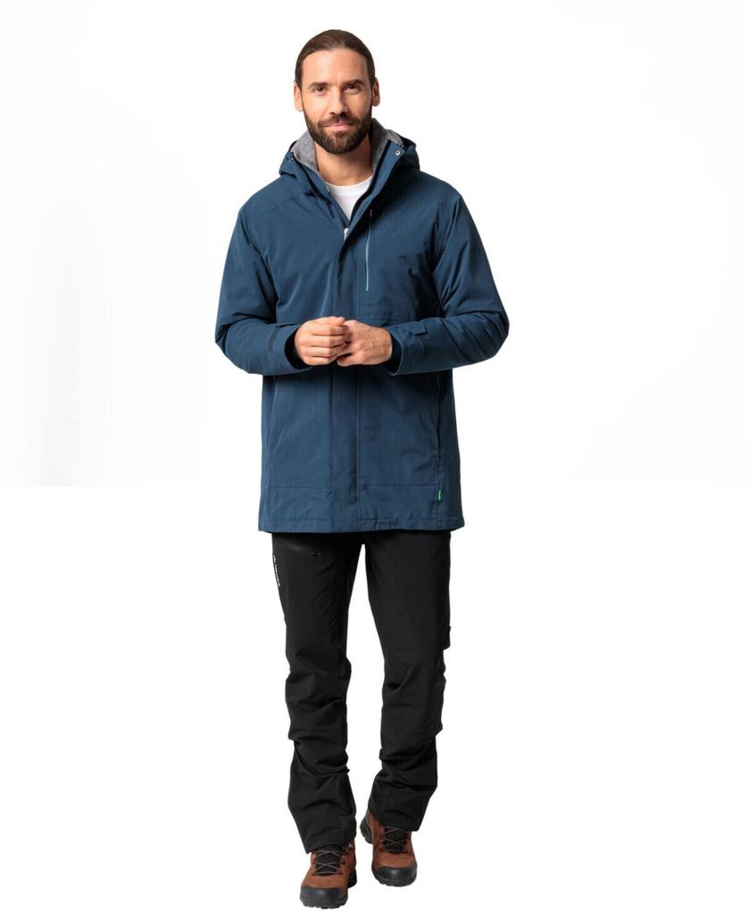 Men's Jacket VAUDE Idris II Wool Parka (45013) Dark-sea