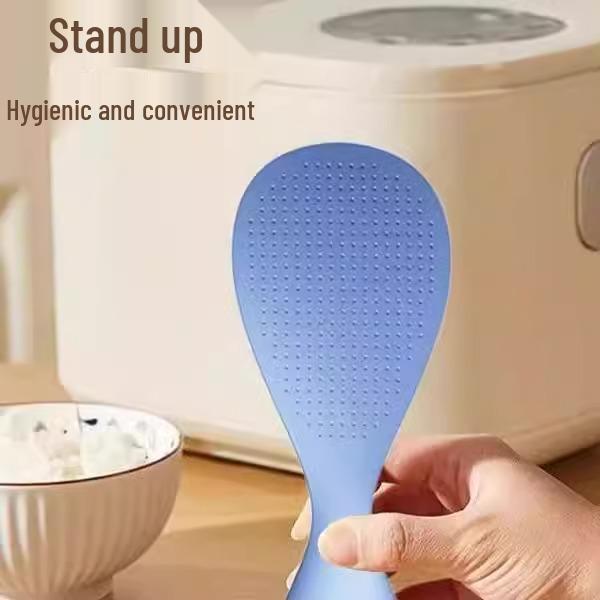 Stehender Antihaft-Silikon-Reislöffel – Leicht zu reinigendes & Topf-freundliches Küchenutensil