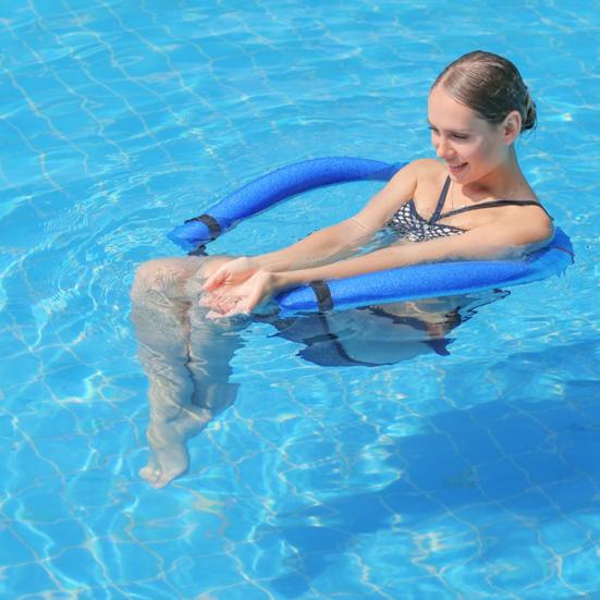 Erwachsener Schwimmstuhl Doppelseitig genäht Einfach zu bedienen Pool-Sitzkissen Wasserschwimm-Sitzkissen Poolzubehör