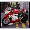 1/12 Ducati 1199 Panigale S Alloy Die Cast Motorcycle Model Toy Vehicle Collection Sound and Light Off Road Autocycle Toys Car