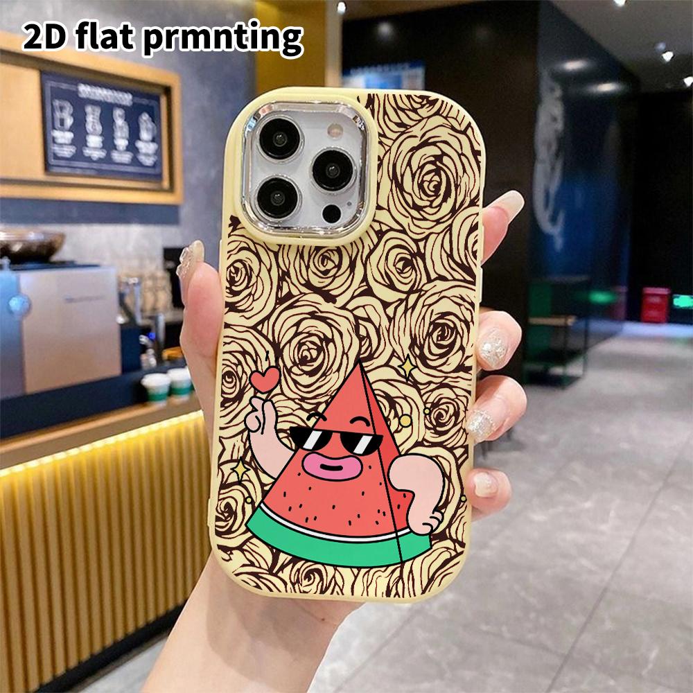 Phone case: 2D flat design suitable for iPhone 18 17 16 15 14 13 Pro protective case, couple style, show love and look cool, Christmas and Halloween g