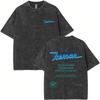 Gewaschenes Vintage Rapper Drake ICEMAN Freeze The World 2026 T-Shirt Herren Damen Mode Hip Hop Übergroße T-Shirts Herren Streetwear