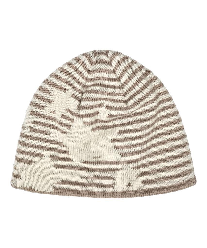 VIDEO JOCKEY Striped Star Beanie [Brown]