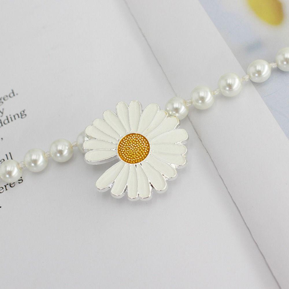 Party Decorative Jewelry Waist Strap Thin Chain Waistband Elegant Pearl Belt Trouser Dress Belts