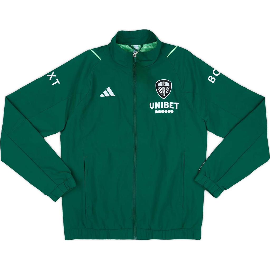 adidas Leeds United Men's Training Full-Zip Jacket Green HU1334
