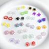 Luminous Color Changing Cute Cartoon Cat Paw Nail Art Decorations Semi-Transparent Nail Decorations Cream Glue Phone Case DIY