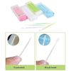 150 pieces inter-dental picks plastic toothpicks 50 x 3 large colorful easy use durable ultra-fine brush double-headed type oral dental tools portable
