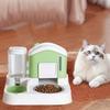 Detachable Automatic Cat Water Feeder 2-In-1 Cat Dog Food Bowl Pet Food Dispenser  Home Use