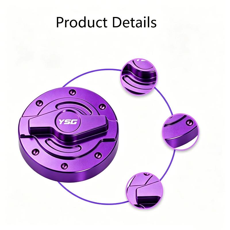 1Pcs Universal Cnc Aluminum Alloy Fuel Tank Cap For Motorcycle With Tightening Hex Screws And Wrenches