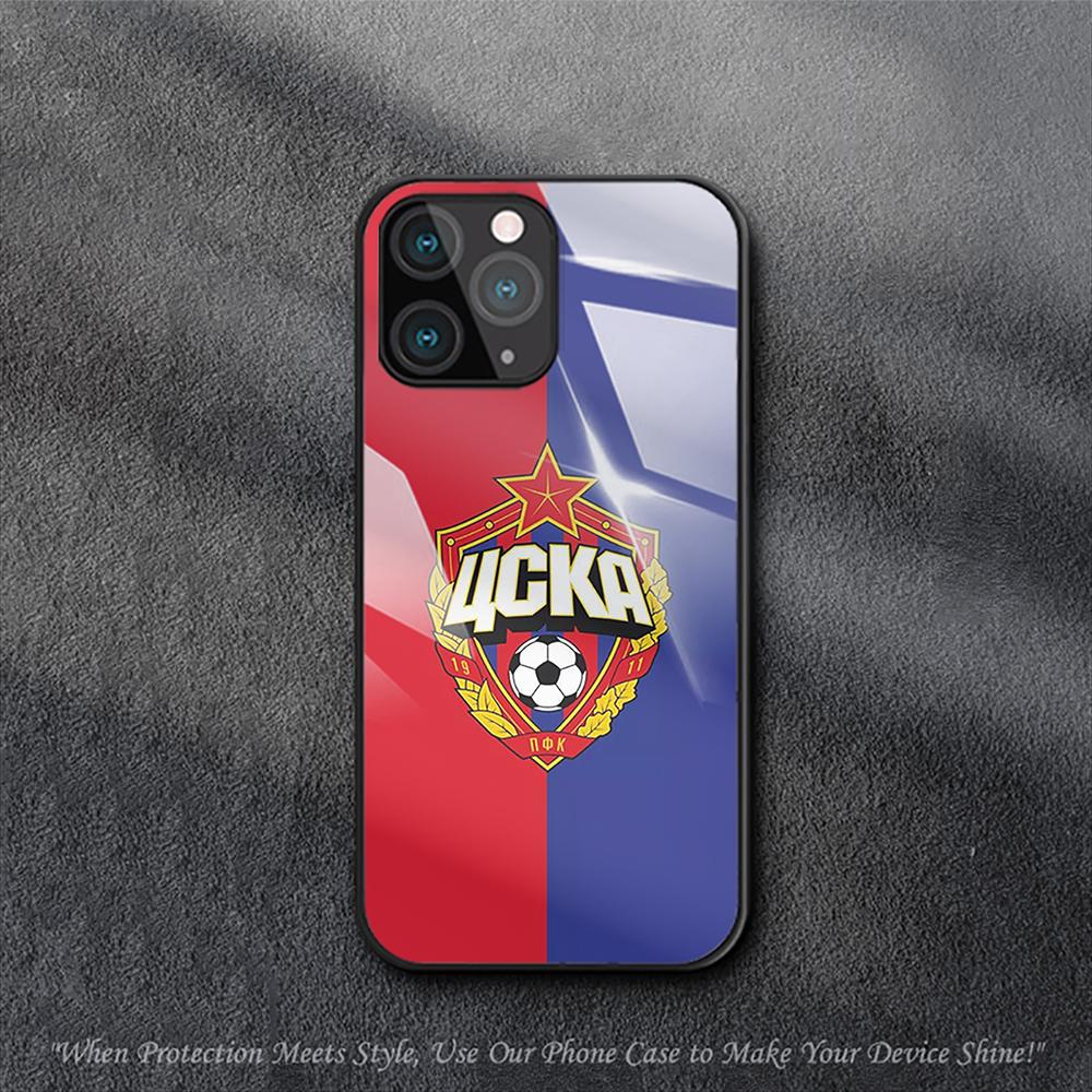 Russian Football PFC CSKA Moscow Case For iPhone Samsung Galaxy Redmi Note S 17 16 15 14 13 20 24 25 54 Pro Max Ultra Fe Air Tempered Glass Cover
