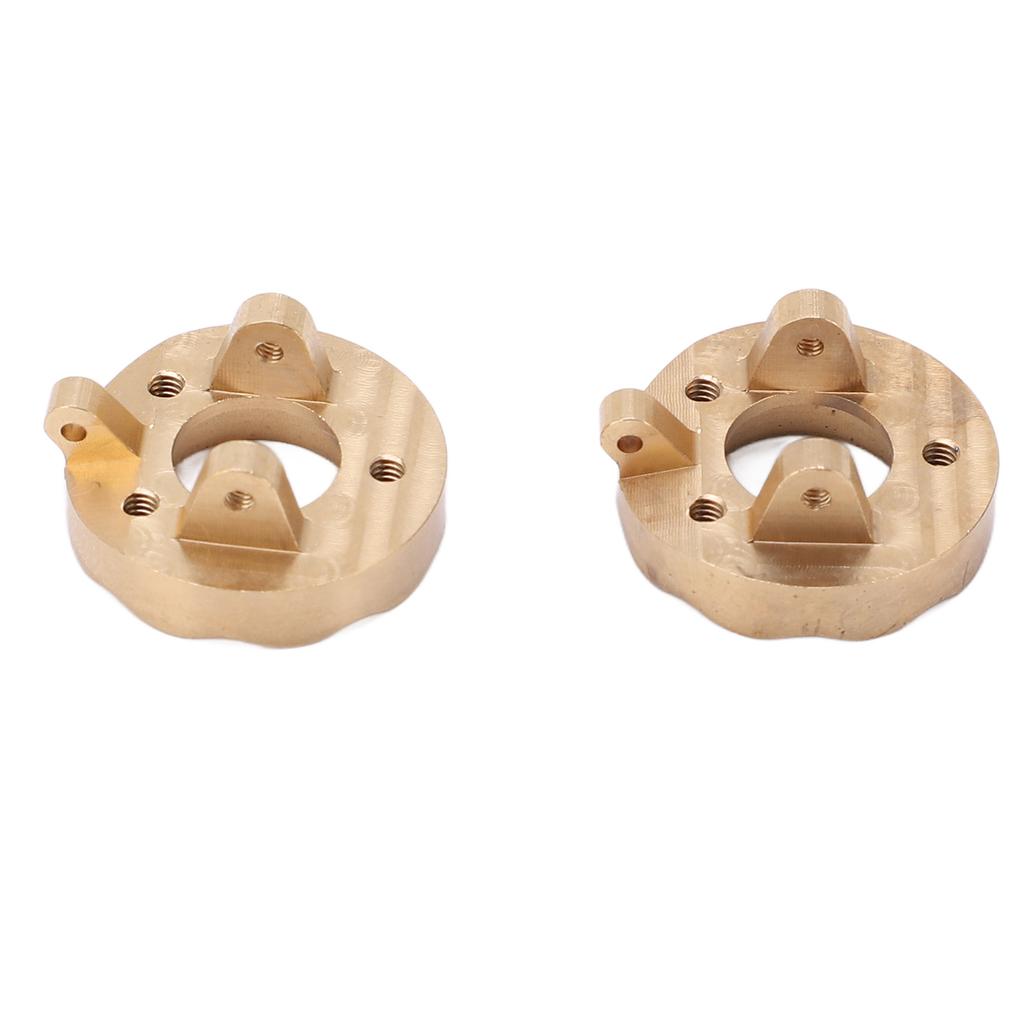 2Set Brass Steering Cup Brass Steering Knuckle Caps Counterweight for Kyosho Jimny 118 124 RC Car