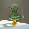 Blumenrand Glasvase Grüne Pflanzentöpfe Tischdekoration Blumenarrangement Hydroponik Blumenvase Raum Ästhetische Dekoration