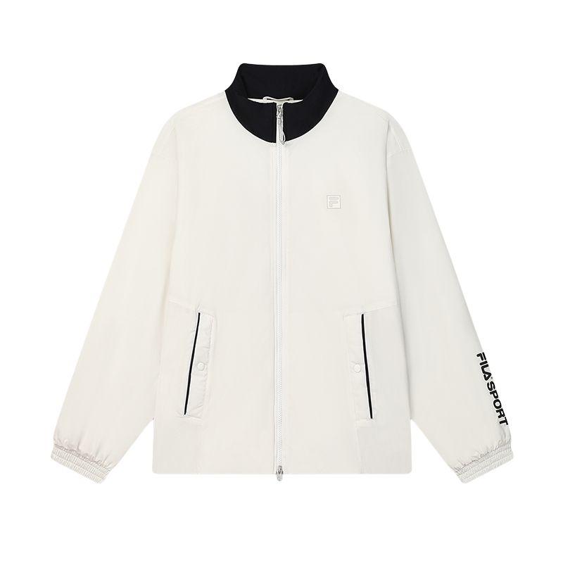 

FILA Original Color Block Casual Warm Stand Collar Cotton Jacket Men jackets F71M449701FWT XXL