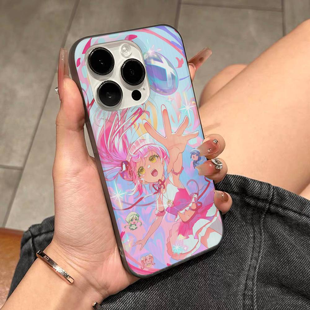 ANIME Shugo Chara Amu Phone Case For IPhone 17 16 15 14 13 12 11 Pro Max Plus Pro Stripe Soft Cover