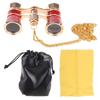 Opera Glasses Binoculars 3X25 Theater Glasses Mini Binocular Compact Lightweight with Chain Adults Kids Women in Concert
