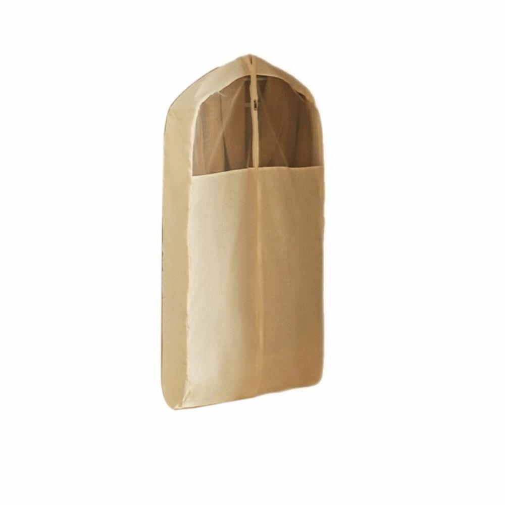 

Visible Garment Bag Cover Cotton Linen Suit Cover Storage Bag Clothes Dust Cover Men S бежевый