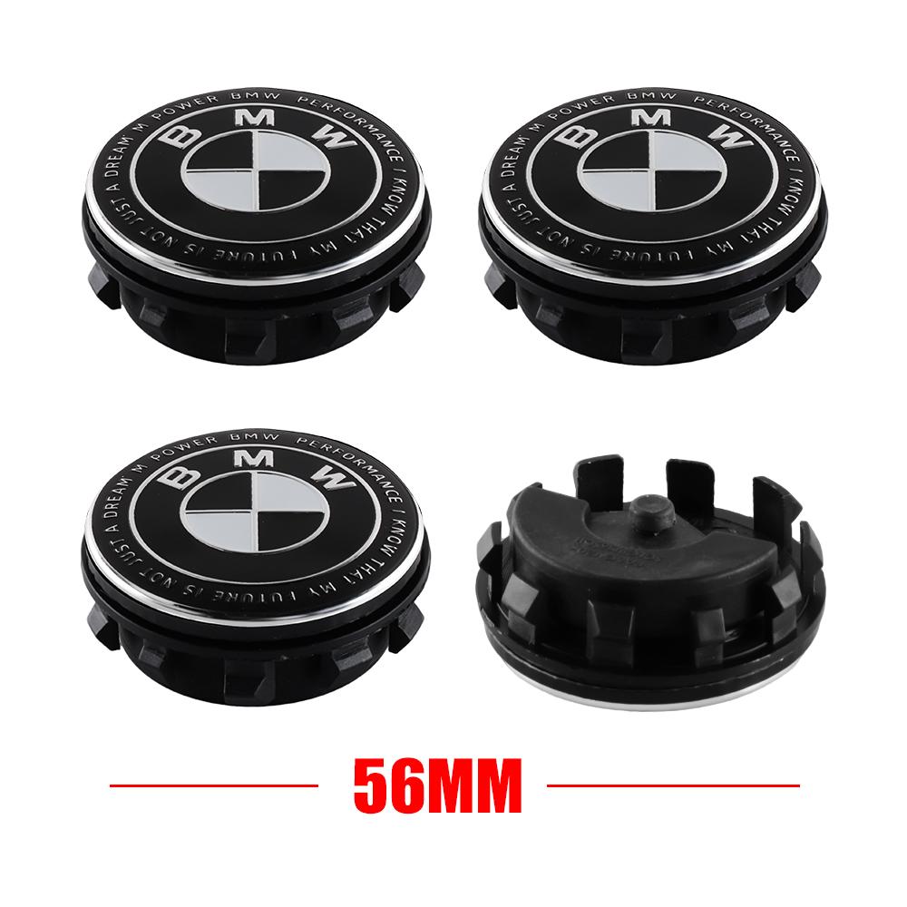 4Pcs 56mm Car Wheel Center Caps Hub Caps Rims Cover Hubcaps Accessories For For BMW X1 X5 E70 X6 E71 Z4 E89 3 Series E90 E91 E60