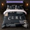 The Cure Print 3Pcs Bedding Set Duvet Cover With Two Pillowcases Soft Bed Linen For Household Bedroom