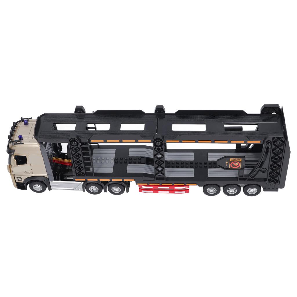 Children Transport Car Toy Double Layer Carrier Truck Toy Light Music Transport Toy Vehicle for