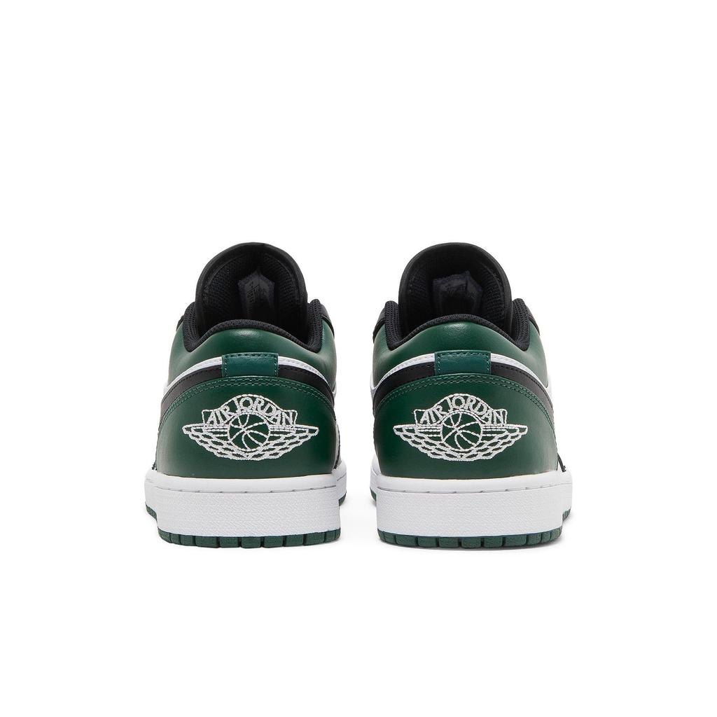 Air Jordan 1 Low 'Green Toe' (Unisex) Noble Green / Pollen / White / Black Vintage Basketball Shoes 553558 371