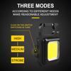Mini Portable Keychain Light Multi function COB Camping Lantern Magnetic Suction Lock Hook Bottle Opener Fast Charging