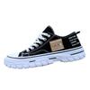 Canvas Spring and Autumn Breathable Casual Shoes Thick Baseplate Shoes Heightened and Comfortable