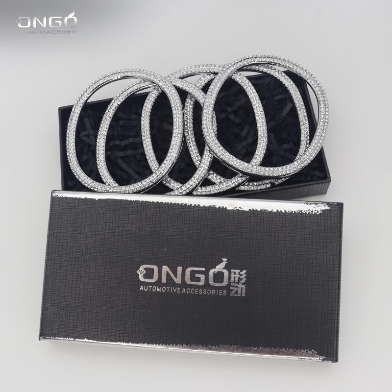 ONGOXD Metal Kristal Elmas Direksiyon Simidi Amblemi Havalandırma Halkası Dekoratif Kapak W206 GLC İç Mekan Özel Parçalar Havalandırma Dış 5 & Mercedes-Benz