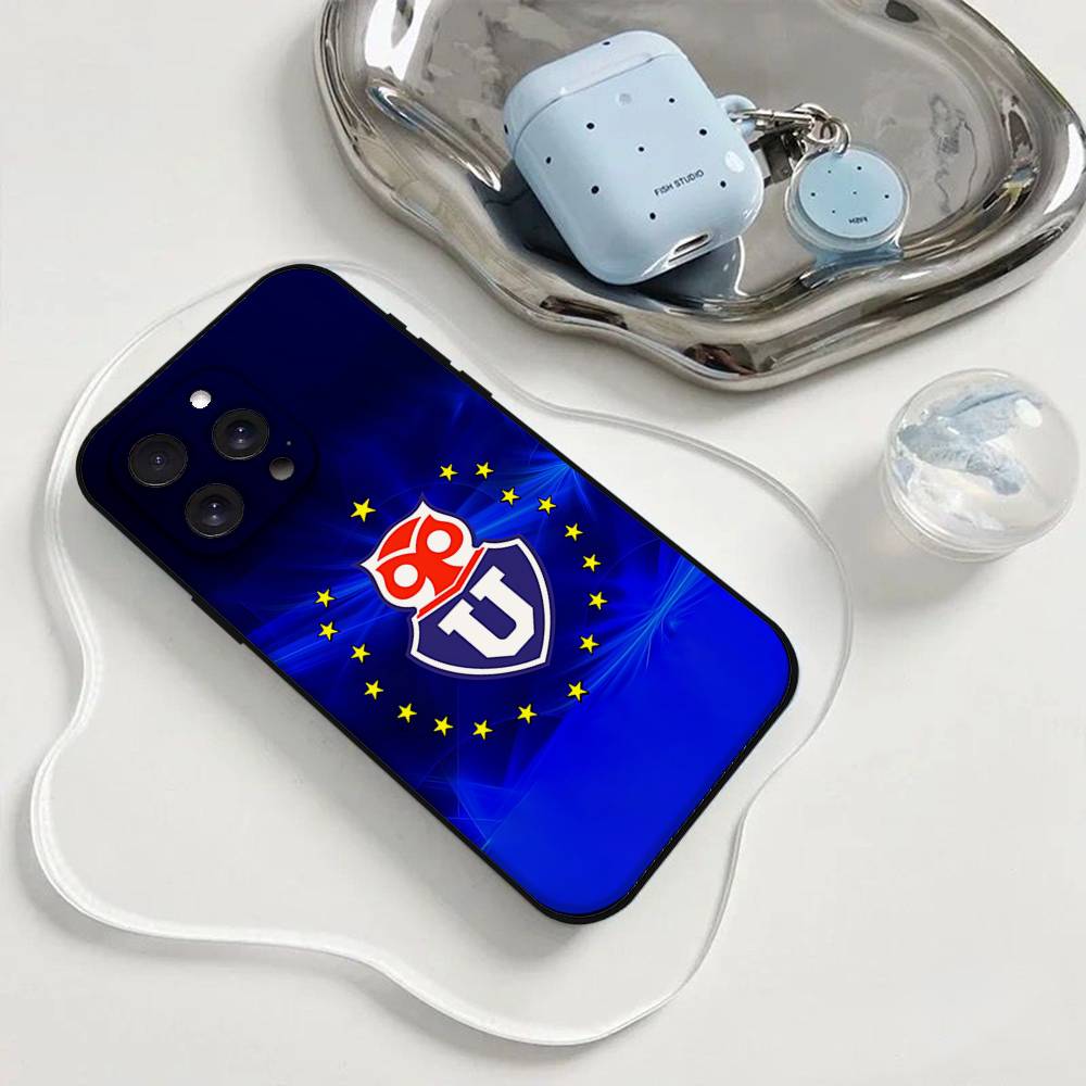 Funda para teléfono con logo de la Universidad de Chile Funda para teléfono para iPhone 17 16 15 11 13 14 Pro Max X Xr Xs Max 12mini Funda de carcasa negra