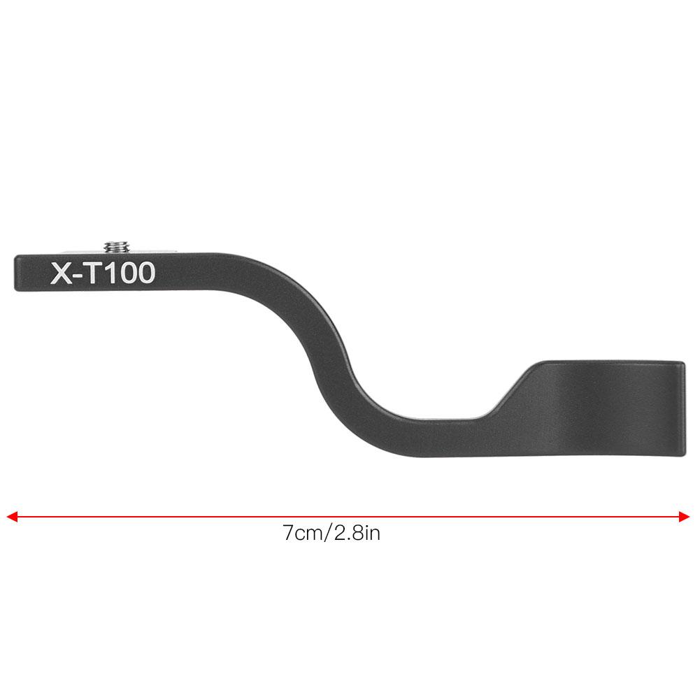 Aluminum Alloy Thumb Rest Up Hand Grip Replacement for Fuji XT100 Mirrorless Camera(black)