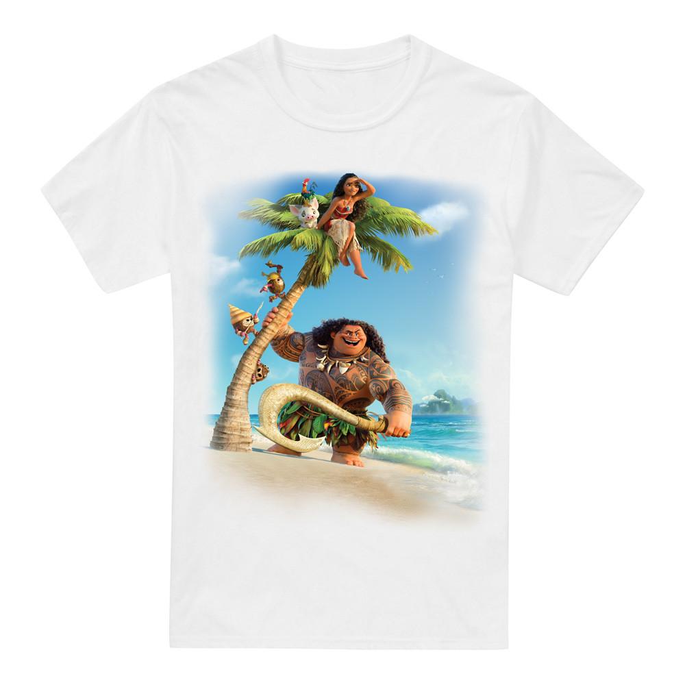 Moana Poster T-Shirt White L