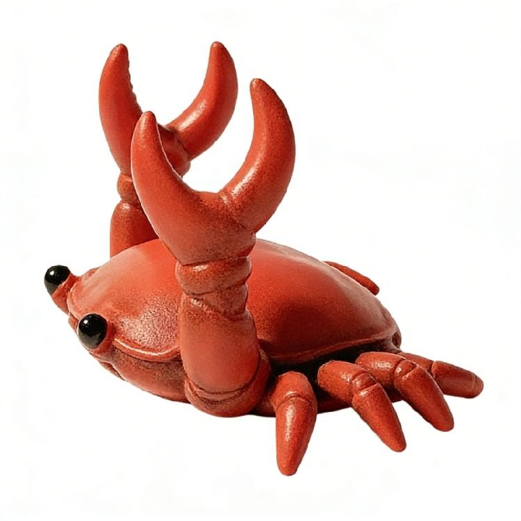 Crab Shape PVC Pen Rest Display Stand Eyeglasses Stand Desktop Pen Organiser Rack for Home Office Desk Decoration