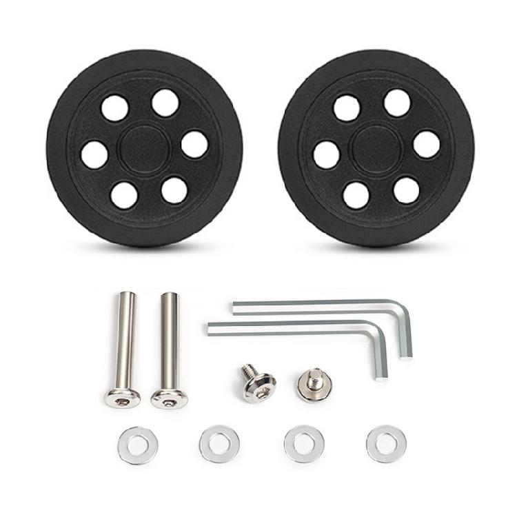 2PCS Plastic Suitcase Replacement Rollers Quiet Wheels Easy Install Assembly Practical Travel Luggage Casters