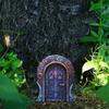 New Mini Fairy Doors Wooden Elf Door Embellishments Home Garden Decor Ornamnet
