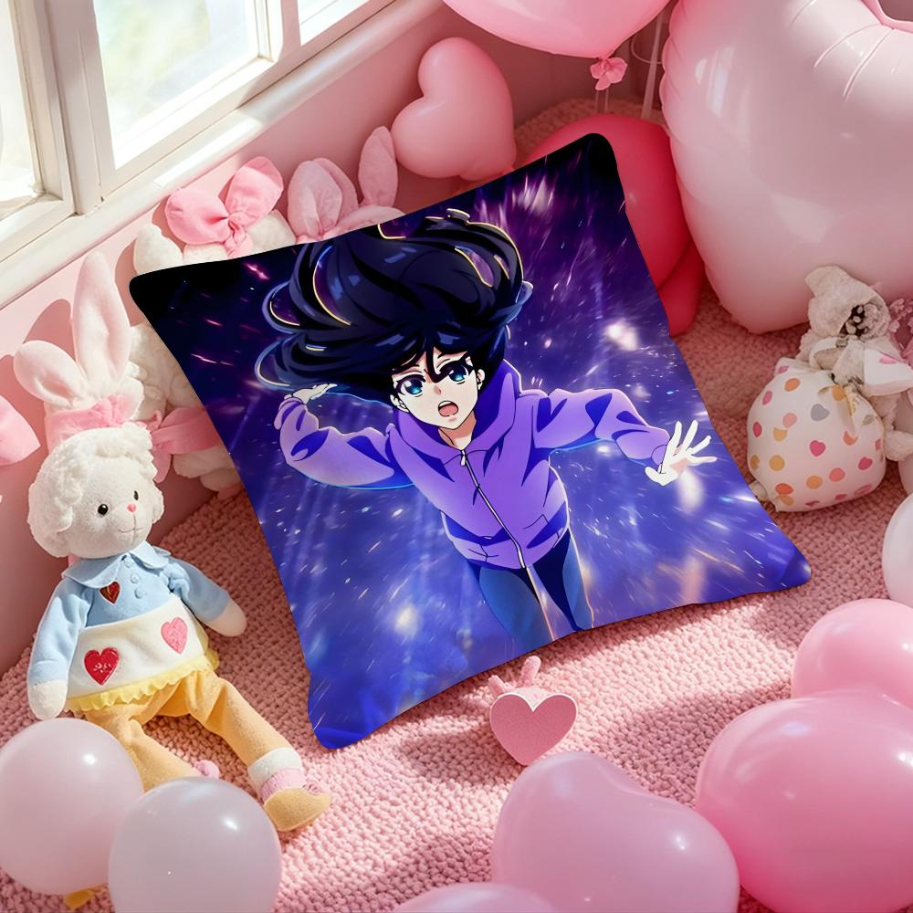 Z-ZENSHU Anime Cushion Cover Pattern Printed Pillowcase for Living Room Sofa Cushion Cover & Bedroom Decor