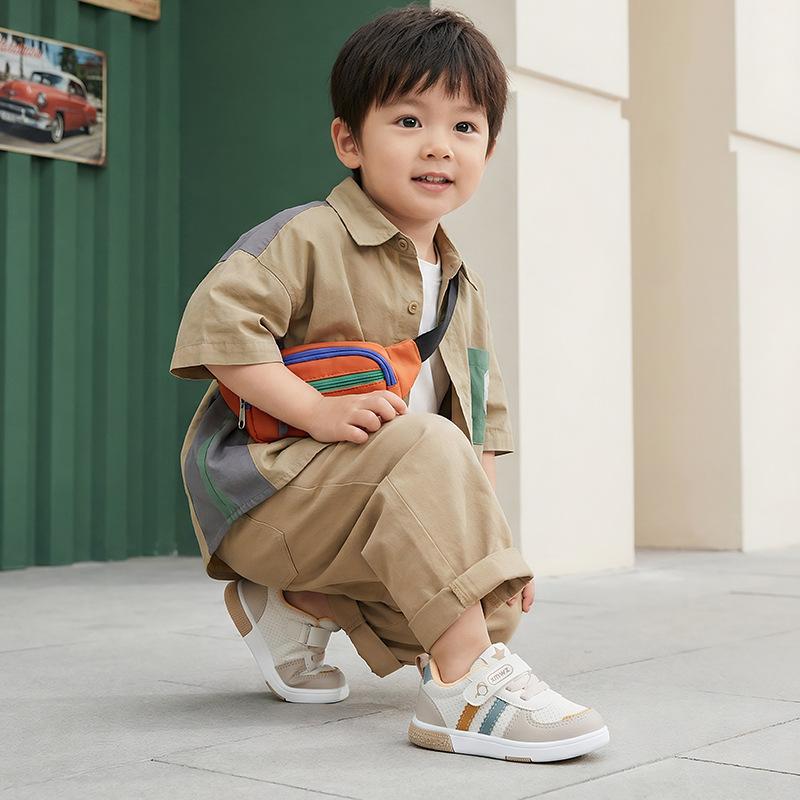 Spring and Autumn Children's Baby Walking Shoes, Boys' Essential Shoes, Toddler Functional Shoes, Soft-soled Shoes, Infant Squeaky Shoes