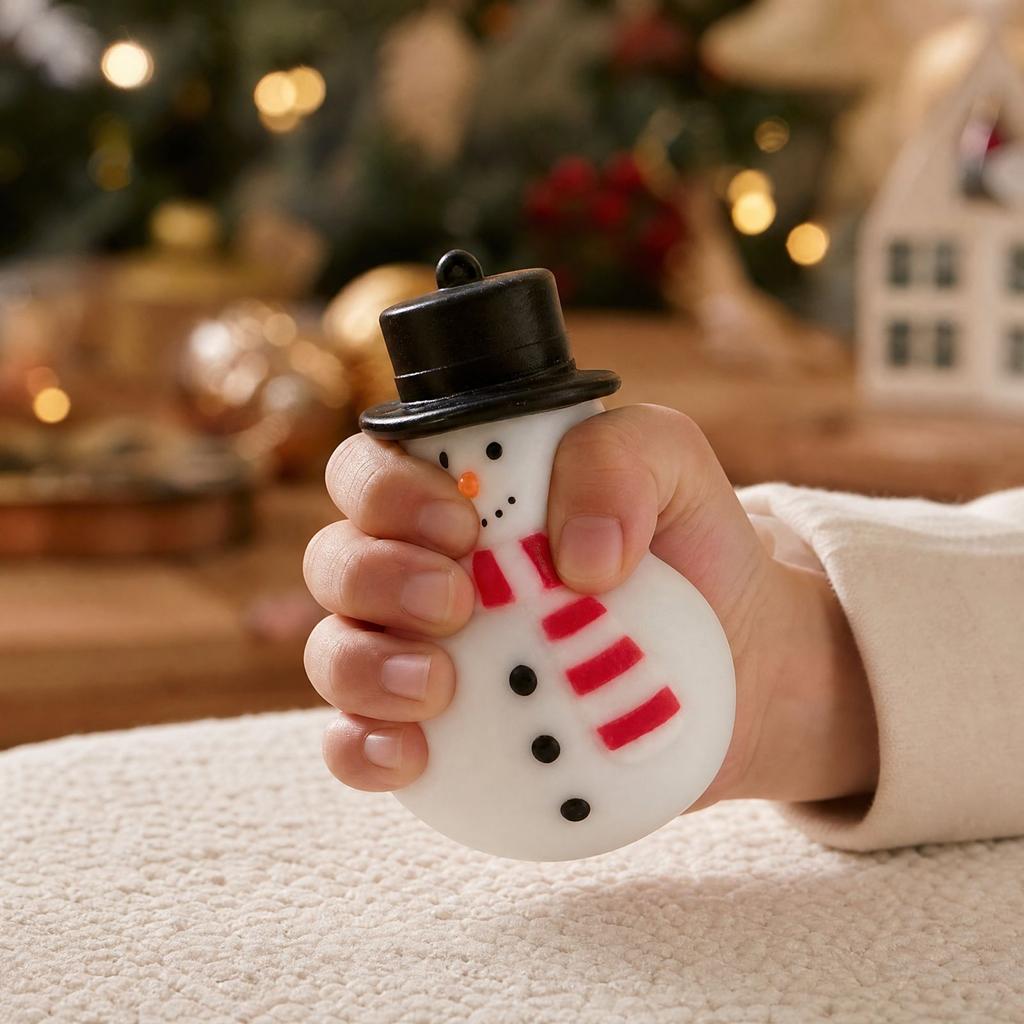 Cute Snowman Stress Toy for Kids and Adults