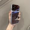 Glitter Large Window Gradient Case for For Iphone 17 16 1 Pro Max 14 13 Camera Protector Bling Colorful Shockproof Cover