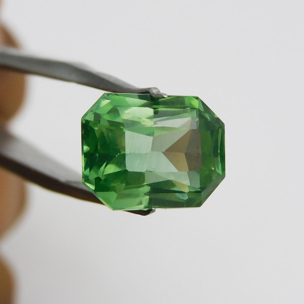 Natural Bluish Green Sapphire Loose Gemstone Montana 10 ct Emerald Cut September Birthday Birthstone