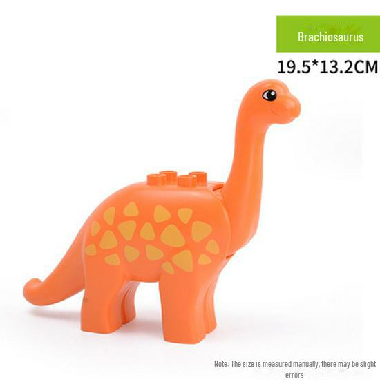 Lego-Compatible Large Animal Accessories Building Blocks for Kids' Prairie, Ocean, Jungle Simulations, Ages 3+