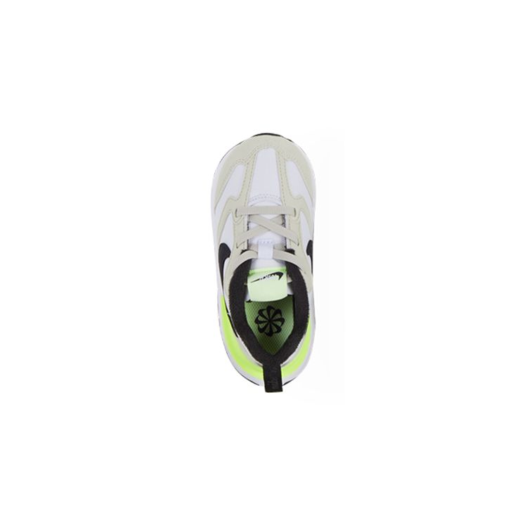 Nike Air Max Dawn PS Light Bone Barely Volt Kids Sneakers Cream White Black DC9318-107