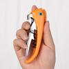 Billeformet vinåbner med folieskærer Multifunktionel korktrækker til hjemmekøkken Ergonomisk Rustfri Bærbar Essentielt Barværktøj